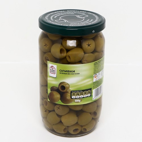 Оливки Fine Food зеленые без косточки