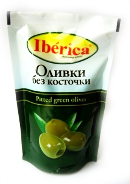 Оливки Iberica без косточки в пэт пакете