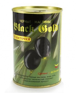 Маслины Oro Negro черные без косточки