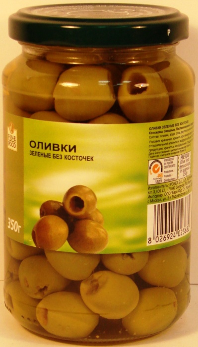 Оливки Fine Food зеленые без косточки