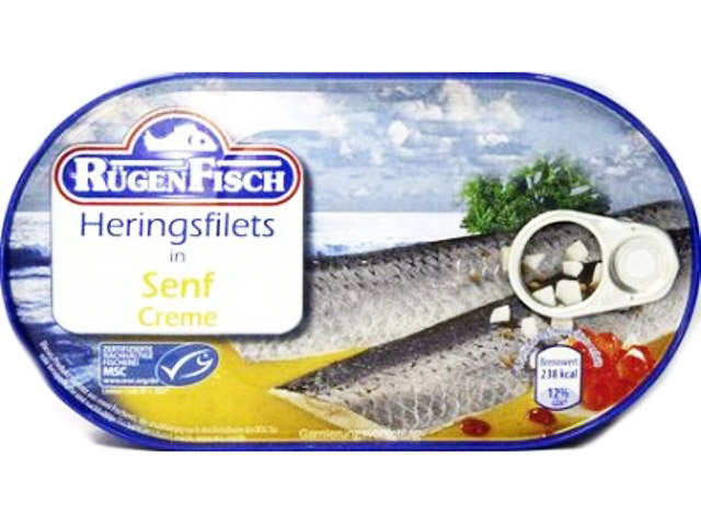 Филе сельди Rugen Fisch в горчичном соусе