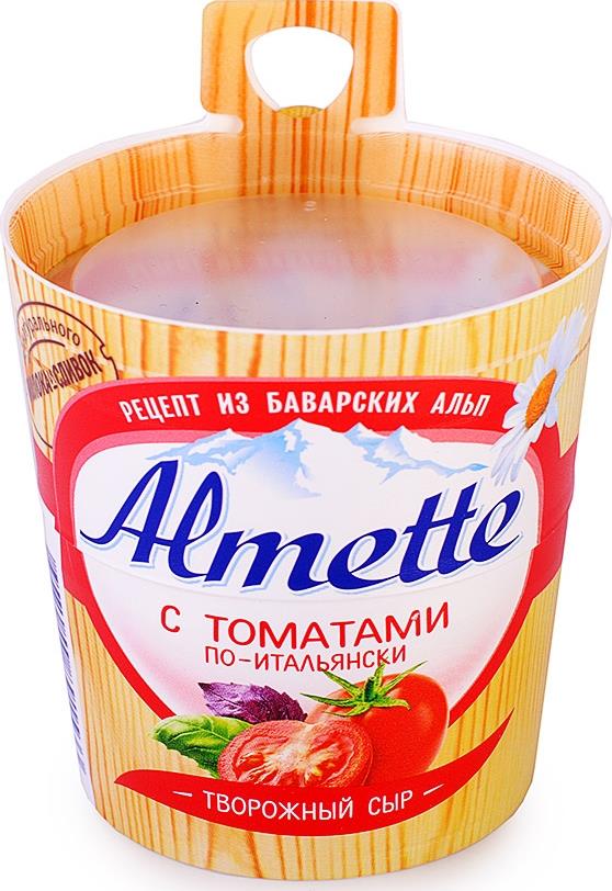 Сыр Almette с томатами по-итальянски