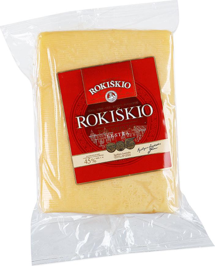 Сыр Rokiskio полутвердый 45%
