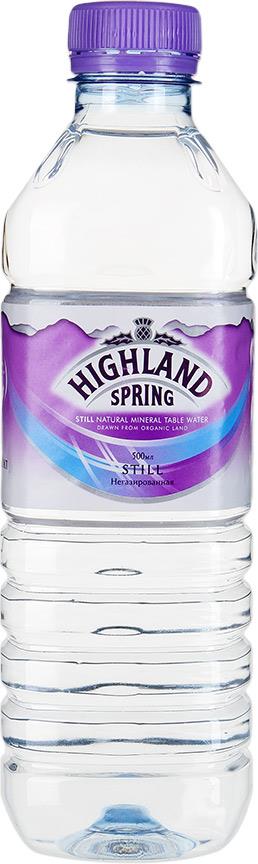 Вода Highland Spring негазированная минеральная питьевая столовая