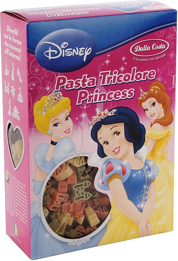 Макаронные изделия Dalla Costa Disney Принцесса трехцветные