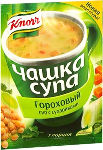Суп Knorr Гороховый с сухариками быстрого приготовления