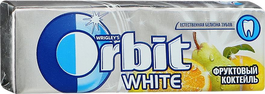 Жевательная резинка Orbit White Фруктовый коктейль
