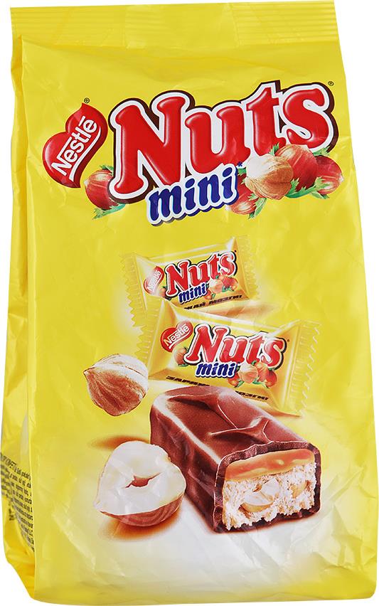 Конфеты Nestle Nuts Шоколадные мини