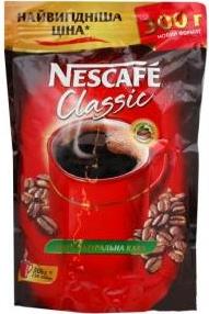 Кофе Nescafe Classic в пленочной упаковке