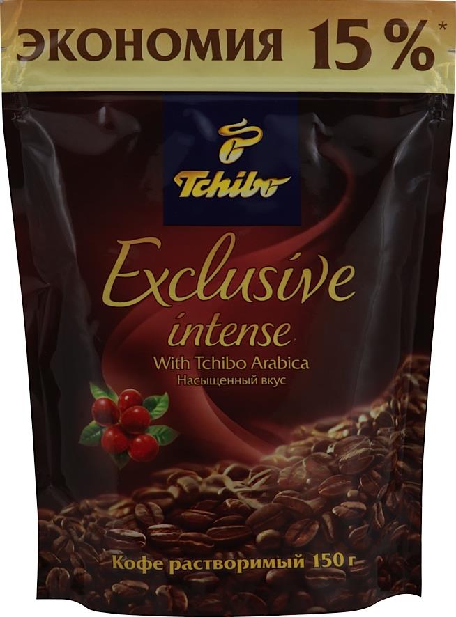 Кофе Tchibo Exclusive intense растворимый пакет