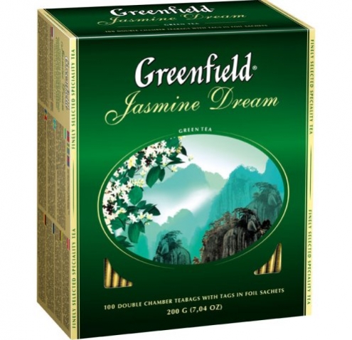Чай Greenfield зеленый Жасмин