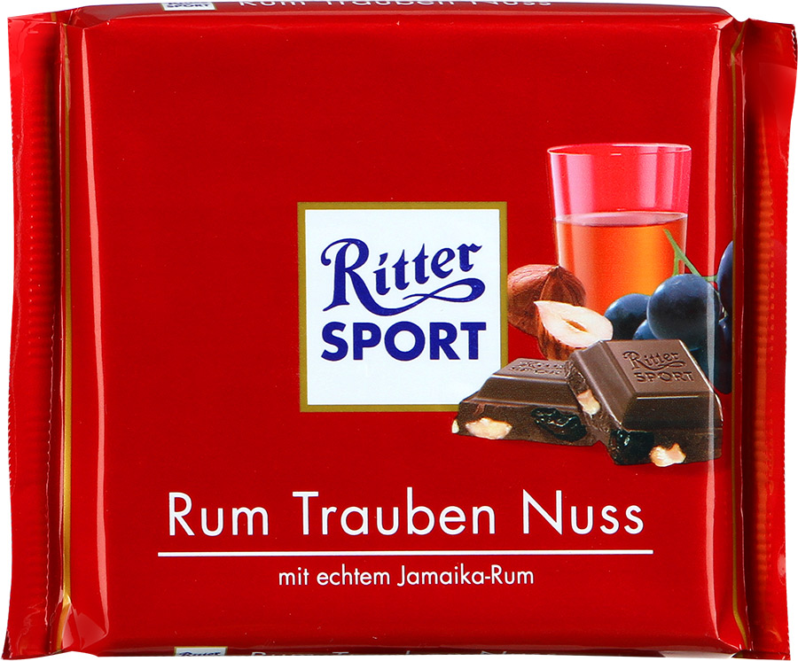 Шоколад Ritter Sport с ромом