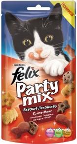 Лакомство для кошек Felix Party mix гриль