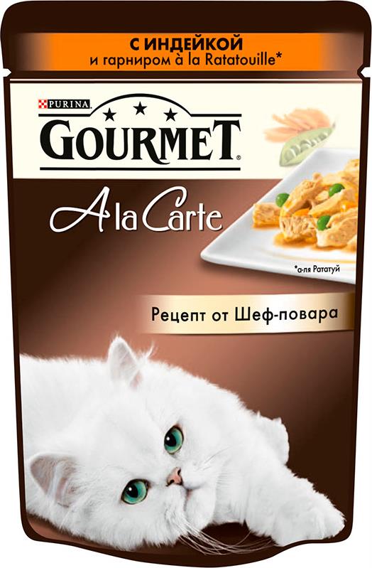 Корм для кошек Gourmet A la Carte с индейкой