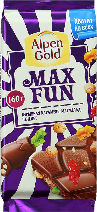 Шоколад Alpen Gold Max Fun Бисквит