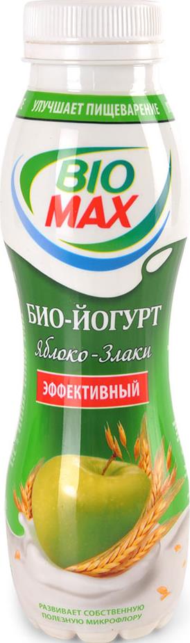 Йогурт Bio Max Питьевой Яблоко Злаки