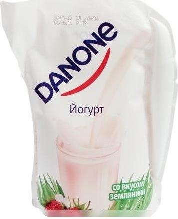 Йогурт Danon Питьевой Земляника