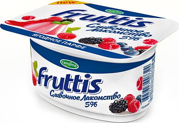 Продукт Йогуртный Fruttis Ягодное Парфе 5%