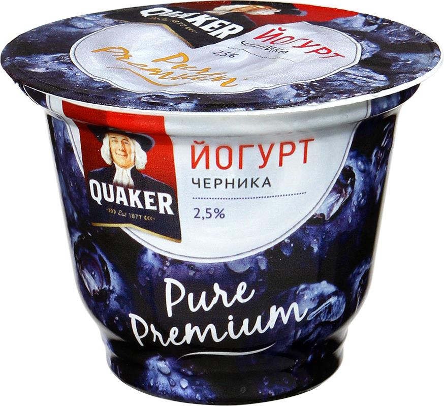 Йогурт Quaker Pure Premium Черника 2