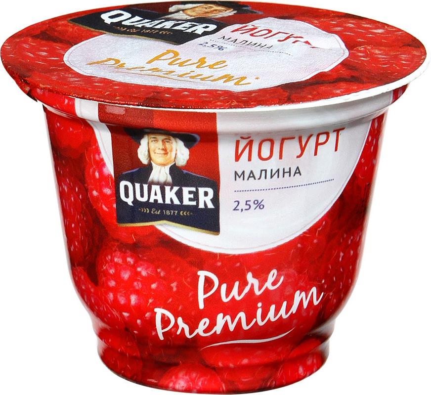 Йогурт Quaker Pure Premium Малина 2