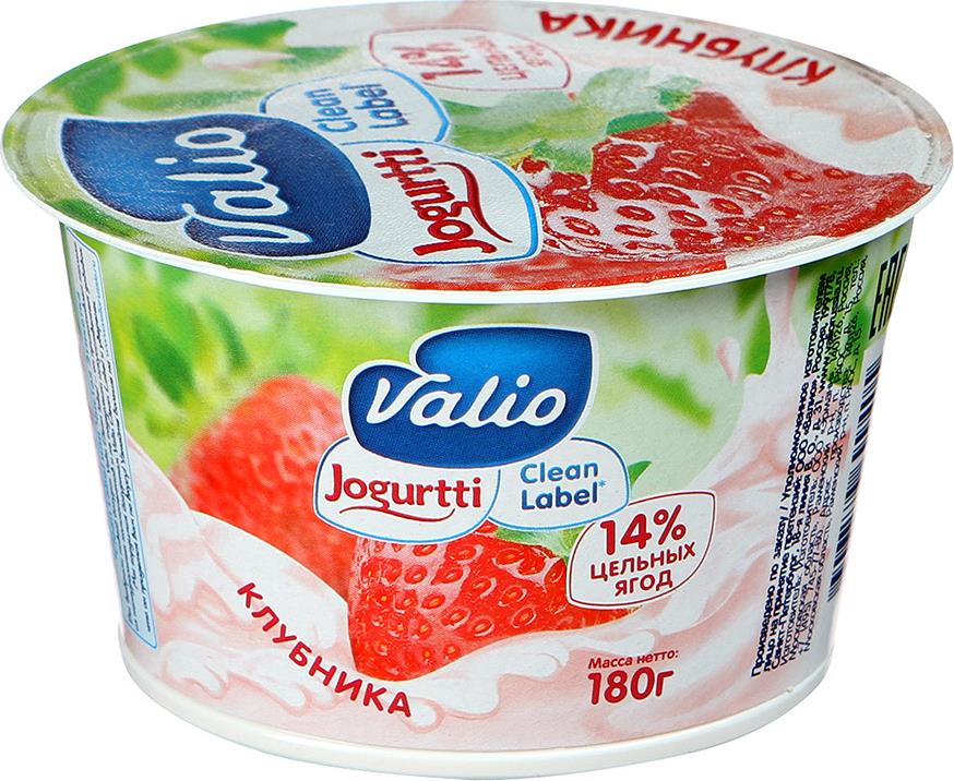 Йогурт Valio Клубника 2