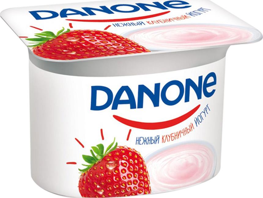 Йогурт Danone Клубника 2