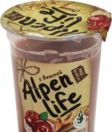 Биопродукт Alpen Life Овсяный с вишней