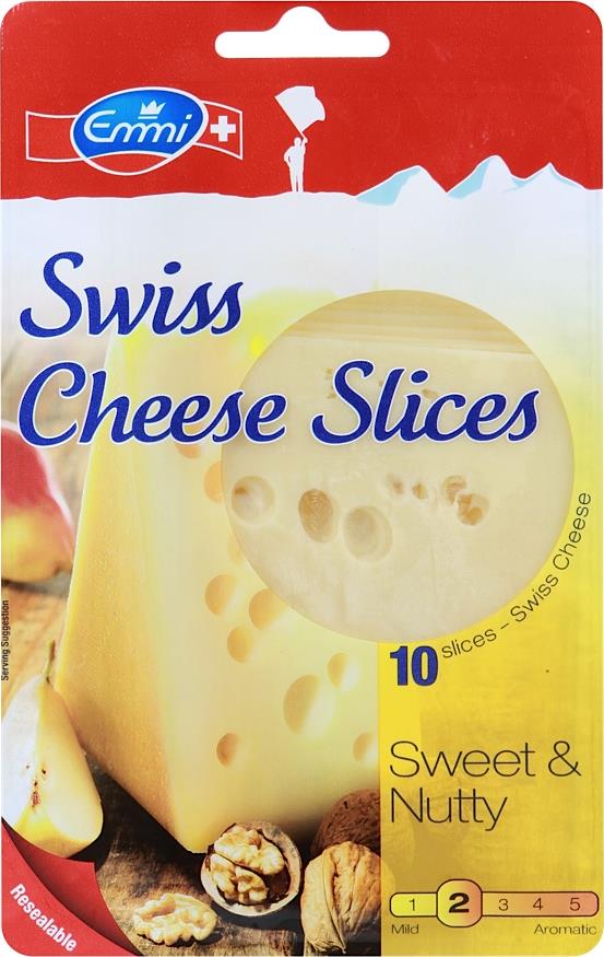 Сыр Emmi Швейцарский твердый нарезка