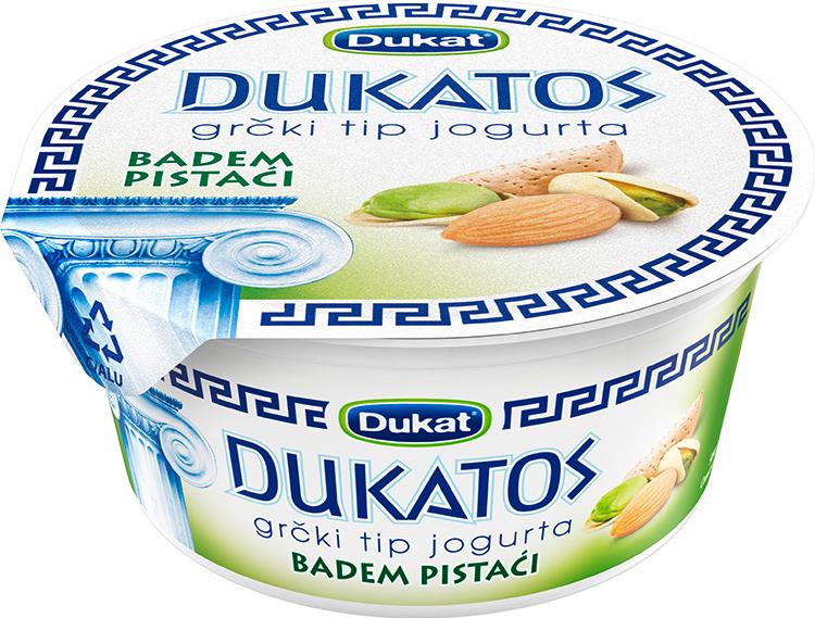 Йогурт Dukat Греческий миндаль с фисташками