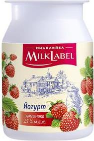 Йогурт MilkLabel земляника