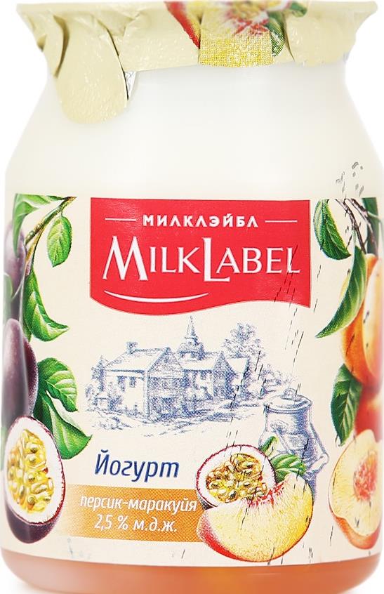 Йогурт MilkLabel персик-маракуйя