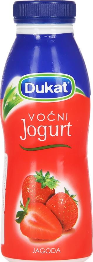 Йогурт Dukat питьевой клубничный