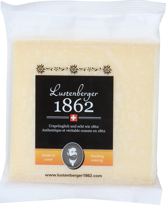Сыр Lustenberger 1862 фруктово-пряный кусковой 50%