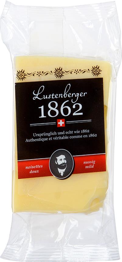 Сыр Lustenberger 1862 орехово-сладкий кусковой 50%