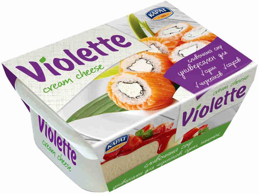 Сыр Карат Violette творожный сливочный