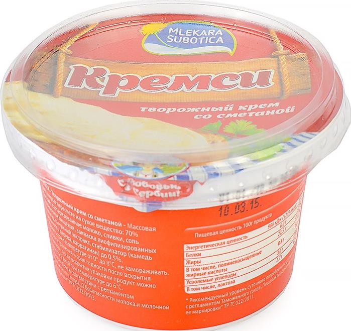 Сыр Кремси творожный сметанный