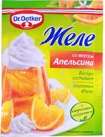 Желе Dr.Oetker вкус апельсина