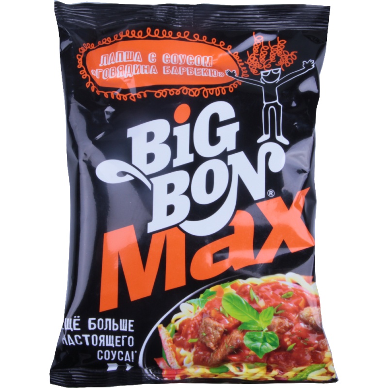 Лапша Big Bon Max с говядиной