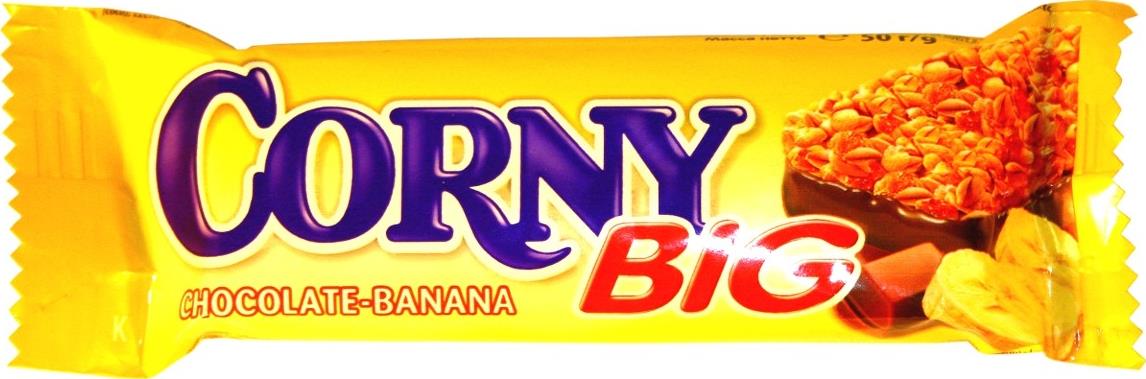 Батончик Corny шоколадный с бананом