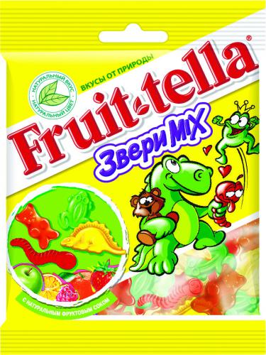 Мармелад Fruittella звери mix