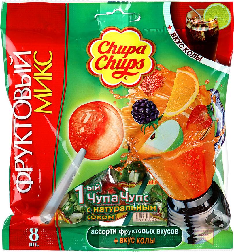 Леденец Chupa Chups фруктовый микс упаковка