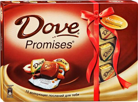 Шоколадные конфеты Dove Promises ассорти