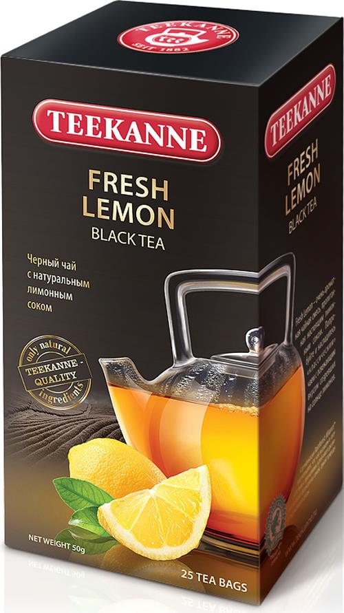 Чай Teekanne Fresh lemon черный