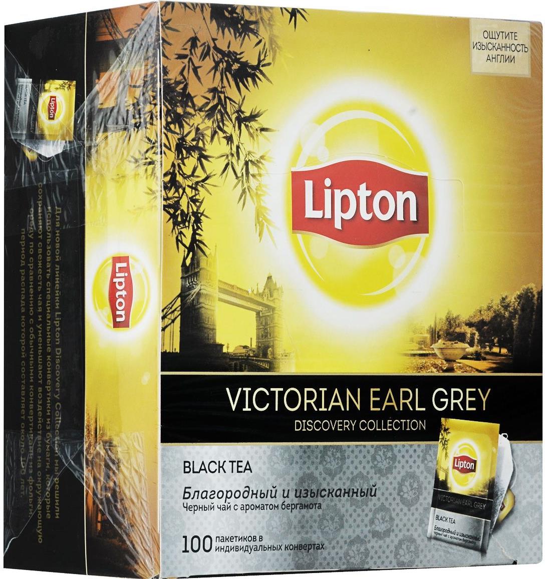 Чай Lipton Victorian Earl Grey черный байховый ароматизированный