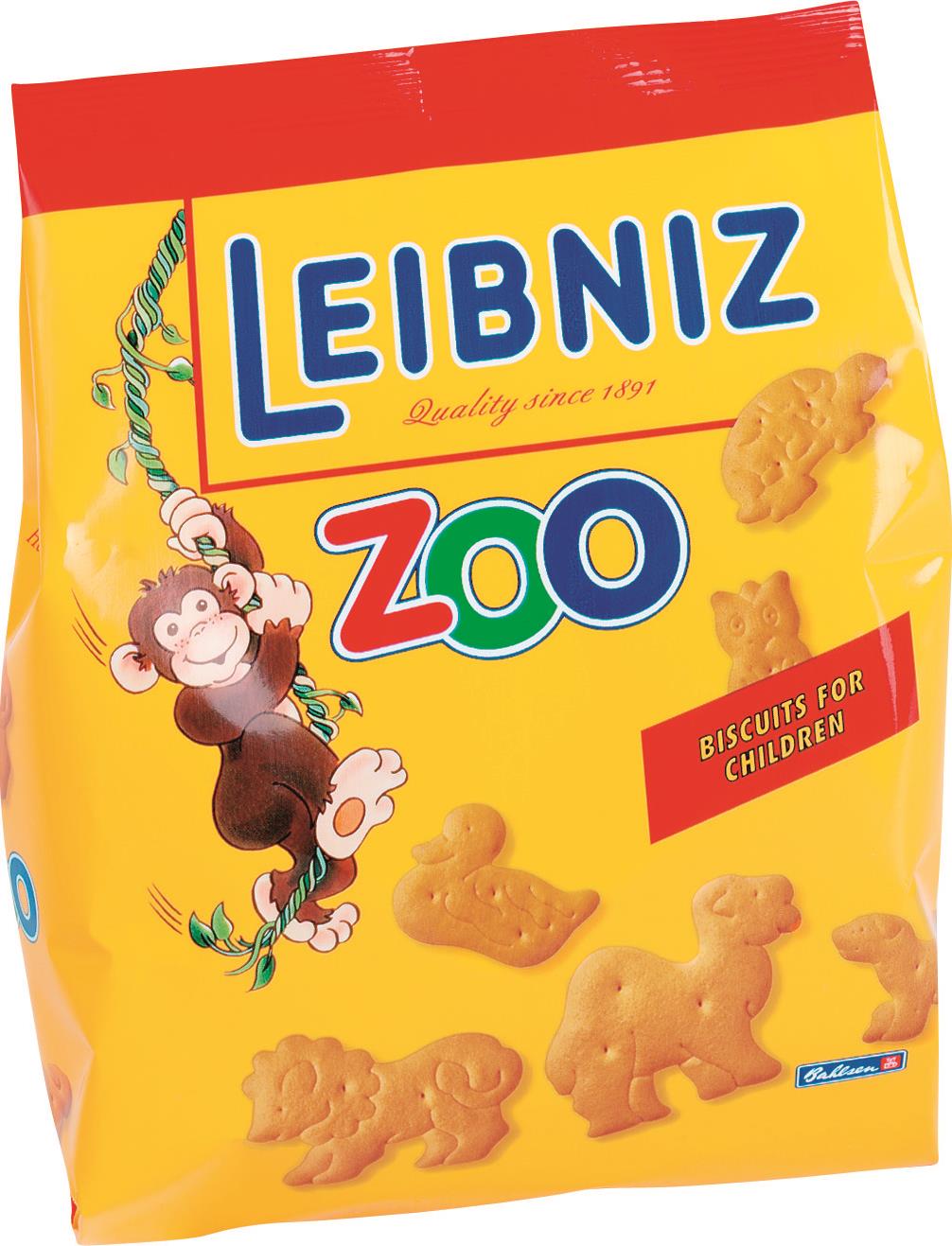 Печенье Leibniz Zoo детское сливочное