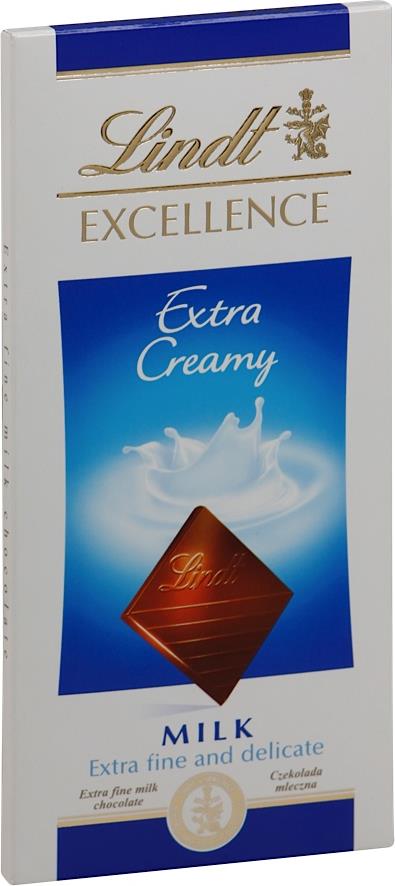 Шоколад Lindt Excellence Extra Creamy молочный