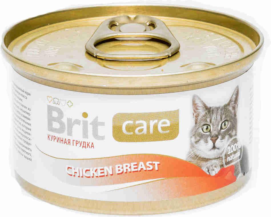 Консервы Brit care для кошек с куриной грудкой