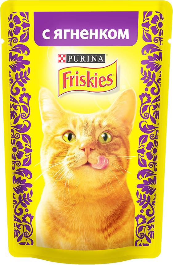 Корм Friskies для кошек консервированный с ягненком в подливе