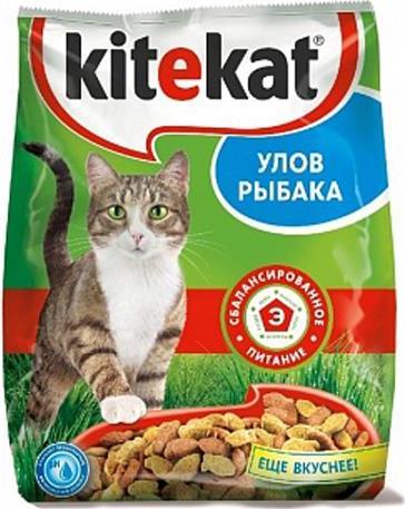 Сухой корм для кошек Kitekat Улов рыбака