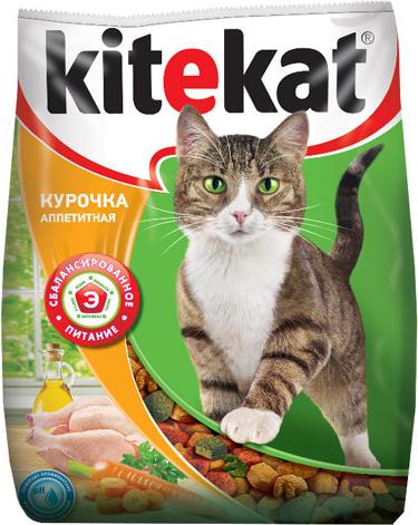 Сухой корм для кошек Kitekat Аппетитная Курочка